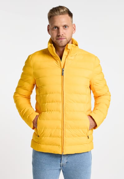 Mo Gewatteerd winterjack mimo Heren geel