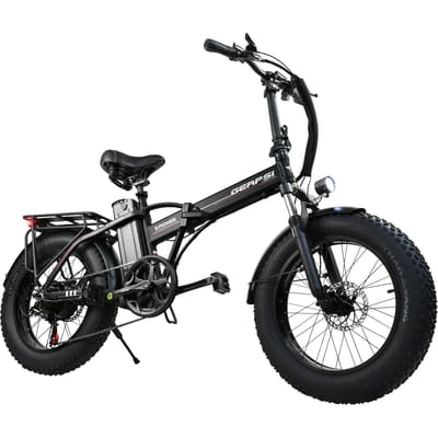 BAOLUJIE DZ2002 Elektrische Fatbike voor Volwassenen, 48V 16Ah Verwijderbare Batterij zwart