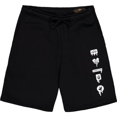 Alpha Industries Shorts - Freedom casual shorts - S tot XXL - voor Mannen - zwart