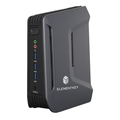 Elementkey OblivionX – Compacte Game & Design PC – Intel Core Ultra 7 165H – 32GB DDR5 – 2TB NVMe SSD – 16 Cores / 22 Threads – 5.0GHz Turbo – Windows 11 Pro – Stil – Meteor Lake