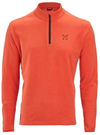 Altus Uri Fleece Met Halve Rits Oranje L Man