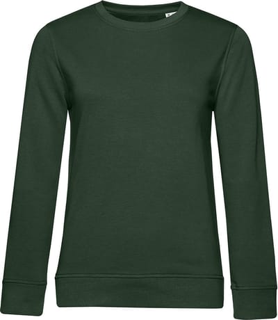 B&C Dames/dames Organic Sweatshirt (Bosgroen)