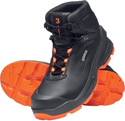 Uvex Veiligheidsit-schoen Laarzen 6873 Zwart S3