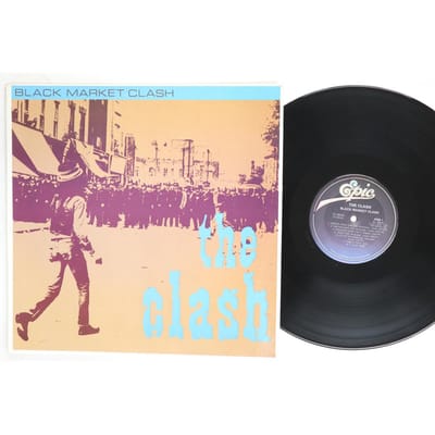 LP Plaat CLASH Black Market Clash PE38540 EPIC 1980 US Rock Gebruikt