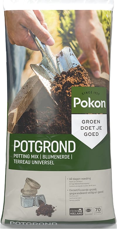 Pokon Universele Potgrond - 70l - Voor binnen en buiten - 60 dagen voeding - Potgrond universeel