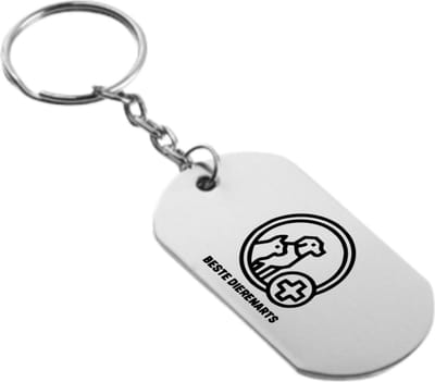 Beste Dierenarts Sleutelhanger inclusief kaart – Dierenarts cadeau – beste dierenarts- Leuk kado voor je dierenarts om te geven - 2.9 x 5.4CM