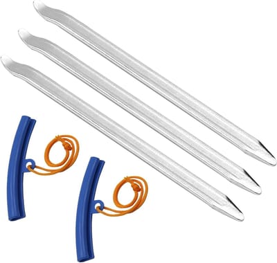 Set van 3 Fietsbandhefbars, Stevige Bandhefbars voor Fietsen, Motorbanden en MTB's met 2 Velgbeschermers voor Eenvoudige Bandwissel