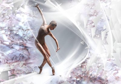 Dancer Abstract Photo Wallcovering