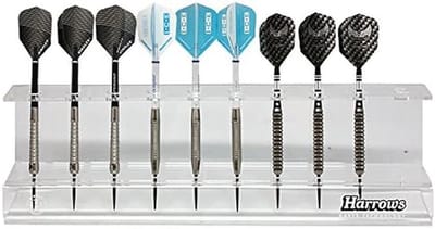 Acryl Darts Display - Dartstandaard Houders - Darts Opbergen - Zeer Onbreekbaar - Ruimte voor 12 Darts - Transparant