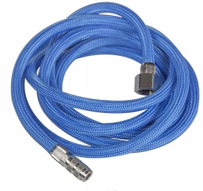 Gevlochten Slang 2m met Snelkoppeling 2.7mm en 1/4" Binnendraad