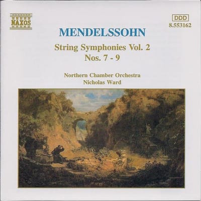 CD FELIX MENDELSSOHN, NICHOLAS WARD; N - Symphonie pour cordes 2 8553162 Naxos 1996 US Classique Occasion