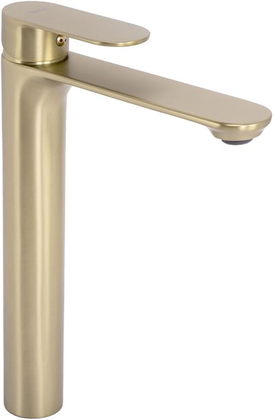 Rea drop high - Wastafelkraan - Geborsteld Goud - 15,5X13,5X29CM