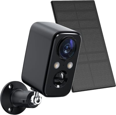Camerabewaking - Beveiligingscamera Draadloos Buiten - Bewakingscamera - Zwart