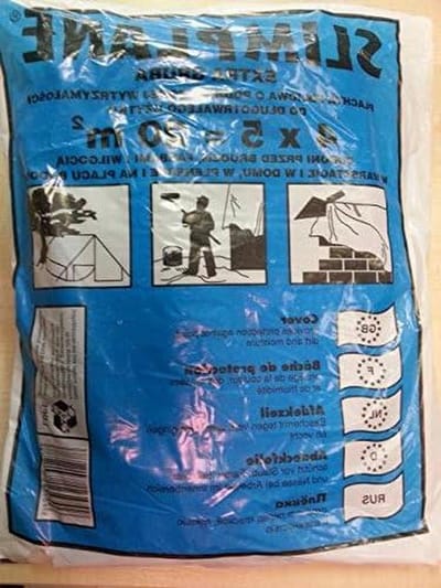Afdekfolie - Beschermfolie - Klus Beschermen - Extra Dik - 4x5m - Transparant