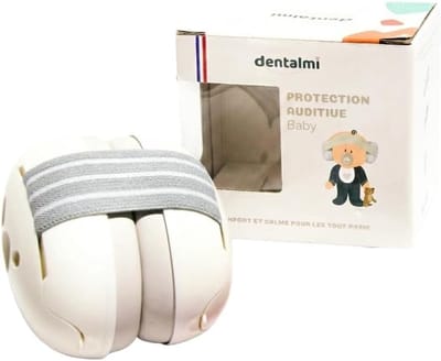 Baby Gehoorbescherming - Kinder Oorkappen - Geluidsreductie - Verstelbare Hoofdband - 3-36 Maanden - Beige