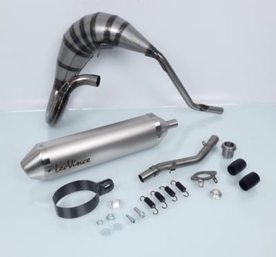 Pot d échappement Leovince pour Moto Derbi 50 Senda R Drd Pro 2006 à 2012 Neuf