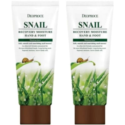 Deoproce Snail Recovery Moisture Hand- en Voetcrème 100ml*2Stuks/4Stuks 2Pcs