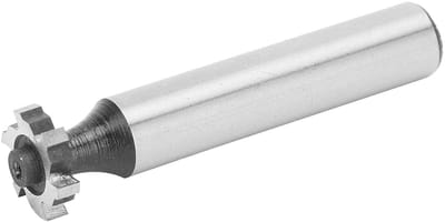 Dailygoods- T-sleufrees HSS - Halfronde Spiebaanfrees - Rechte Schacht - 3 x 13 x 10 mm - Hoogwaardige Gereedschappen - Verbeter werkefficiëntie - Frezen