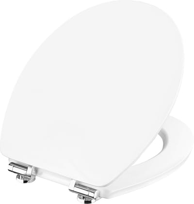 Witte Toiletrit met Softclose Mechanisme en Snelle Bevestiging - Comfortabele Zitting voor Elke Interieurstijl