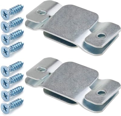 Bank Verbindingstukken - Meubelbevestiging - Meubels Stabiliseren - Extra Stevig Metaal - 94 cm Lang - Zilver