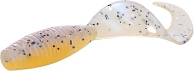 Mikado Twister 3.8cm Zoute Karamel – 10 stuks – Softbait Twister Kunstaas voor Baars & Finesse Roofvis