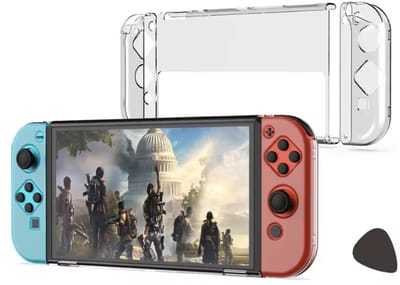 Hardcase geschikt voor Nintendo Switch - Nintendo Switch Beschermhoes - Transparant - Hard case - Zacht - CHPN
