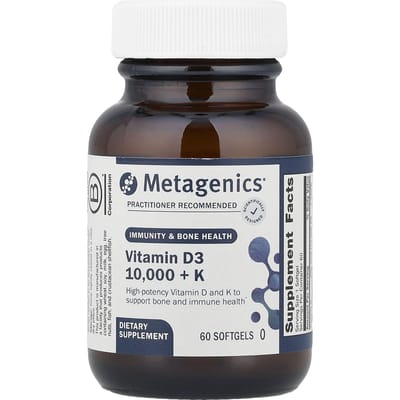 Metagenics, Vitamine D3 10.000 + K, 60 softgels