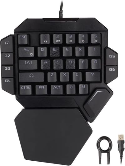 Half mechanisch gaming toetsenbord met RGB verlichting en programmeerbare toetsen