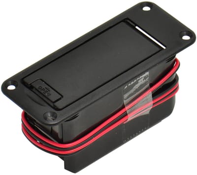 Göldo Snap-In Batteriefach 9V Batterie Schwarz - Gitaaronderdeel