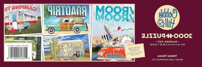Legpuzzel 2000 stukjes - Puzzel Vroom Vroom - Ontspanning thuis - Random-cut stukjes - 39.2 x 26.6 inch - Meerdere kleuren