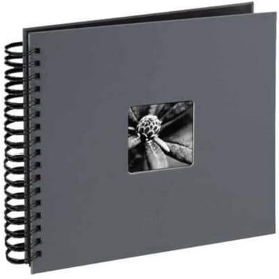 Spiraalalbum 28 x 24 cm - 50 zwarte pagina's voor foto-opslag en creativiteit