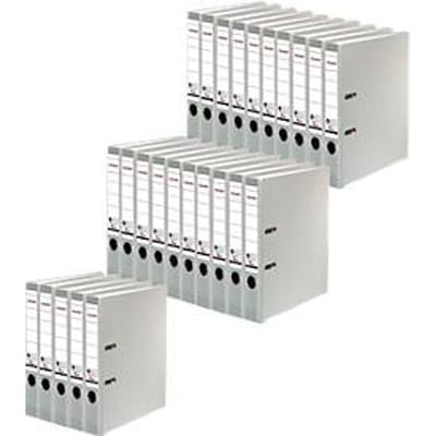 FALKEN Recycolor vijl, DIN A4, rugdikte 50 mm, 25 stuks, grijs