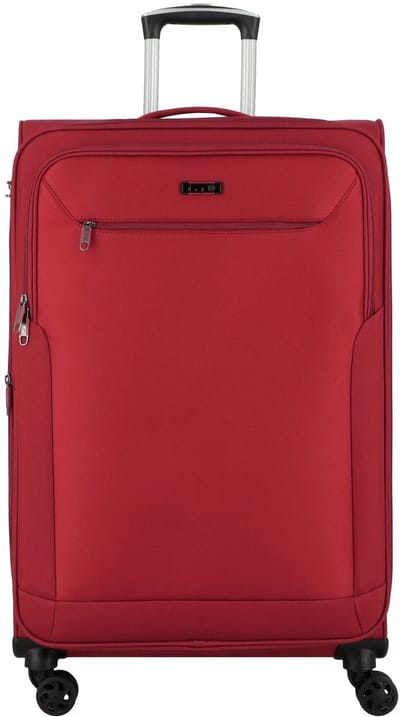 d & n Travel Line 6874 4-wielige trolley 76 cm - Zachte bagage - Combinatieslot - bordeaux