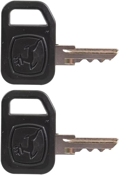 Twee Originele Vervangingssleutels voor John Deere Machines