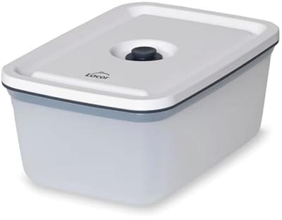 Luchtdichte voedselcontainer met speciaal ventiel - Stapelbare en multifunctionele bewaardoos, 550 ml