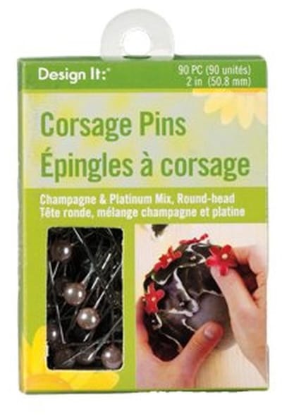 Corsage Pins 90 Stuks – Champagne Kleurige Bloemen Accessoires