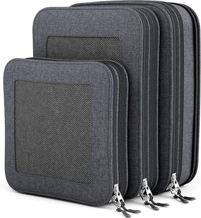 Famanu – Compressie verpakkingskubussen - 3-delige set - bagage organizers - ruimtebesparend en duurzaam voor reizen
