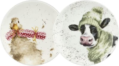 Wrendale - Set Borden - Cow & Duck