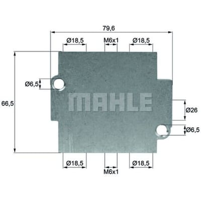Thermostaat, oliekoeling MAHLE TO 15 80