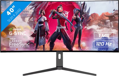 RAIDER 5K2K ULTRA WIDE GAMING - 120Hz - IPS - Curved - 40 Inch