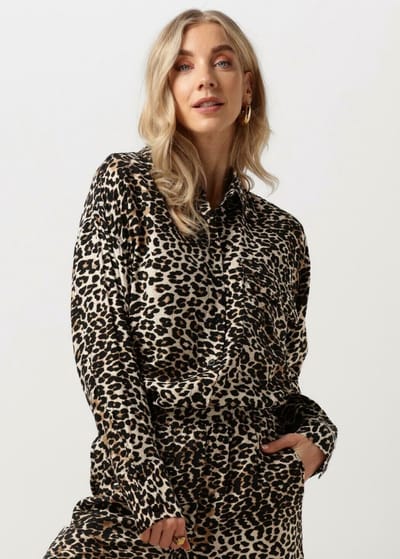 Refined Department Mikia Dames - Jurken - Leopard - Maat XS
