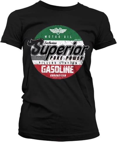 Hybris Dames Superior Motor Oil Girly T-shirt SH-5-15745-H52-6