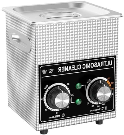 Ultrasone Reiniger - Reinigingsapparaat - Sieraden Reinigen - Verwarming Instelbaar - 2L Tank - Zilver