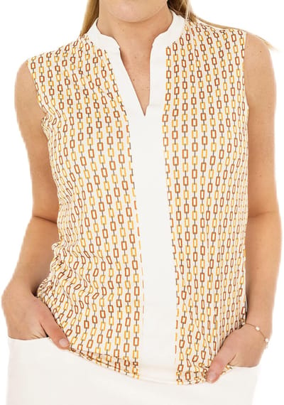 Func Factory dames Top Zoe gold print maat 36
