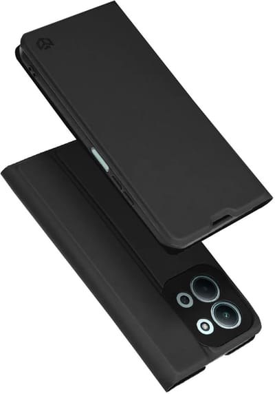 Hoesje geschikt voor Xiaomi Redmi 15C / Xiaomi Poco C85 - Techsuit Magskin Book Wallet Case - Zwart