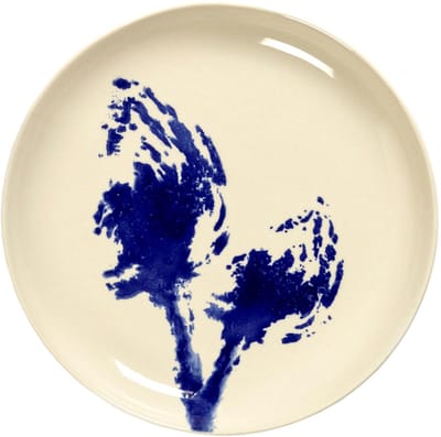 Serax - Ottolenghi Feast - Bord S - Wit/Artisjok Blauw - 19 Ø - 2 stuks