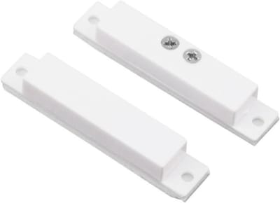 Deur en raamsensor - Magneetcontact schakelaar - Beveiliging thuis - Normaal gesloten circuit - 10 sets - Zilver