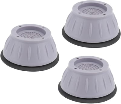 Wasmachine Demper - Apparaat Verhoger - Trillingen Reduceren - Antislip Ontwerp - 10.5 cm - Grijs