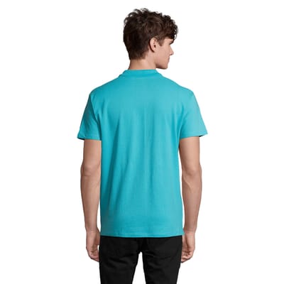SOLS Heren Lente II Poloshirt (Atol blauw)