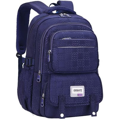 Casual Schoolrugzak Tienerjongens Schooltassen Tieners Schooltas Middenklas Leerling Reizen Rugzak Boekentas Grote Laptoprugzak blue
